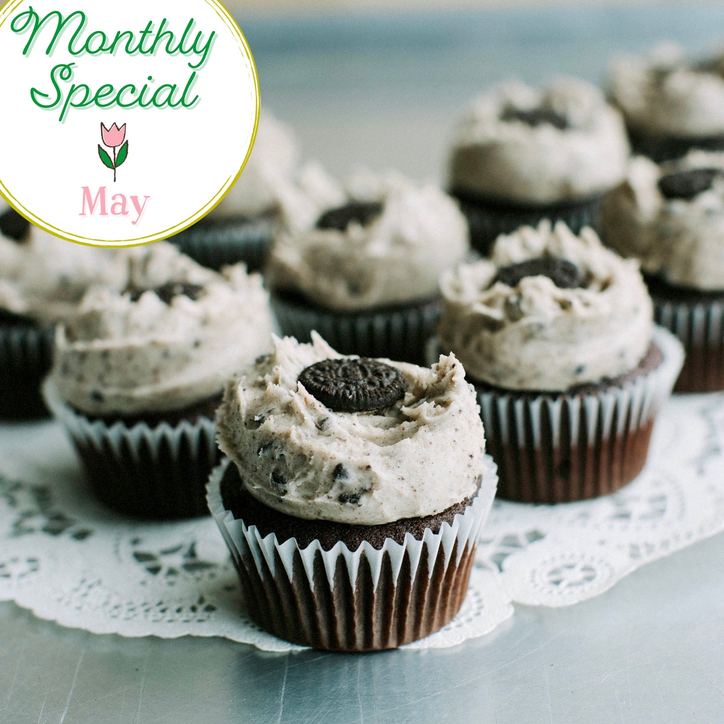 Cookies 'n' Cream Cupcakes: May Special