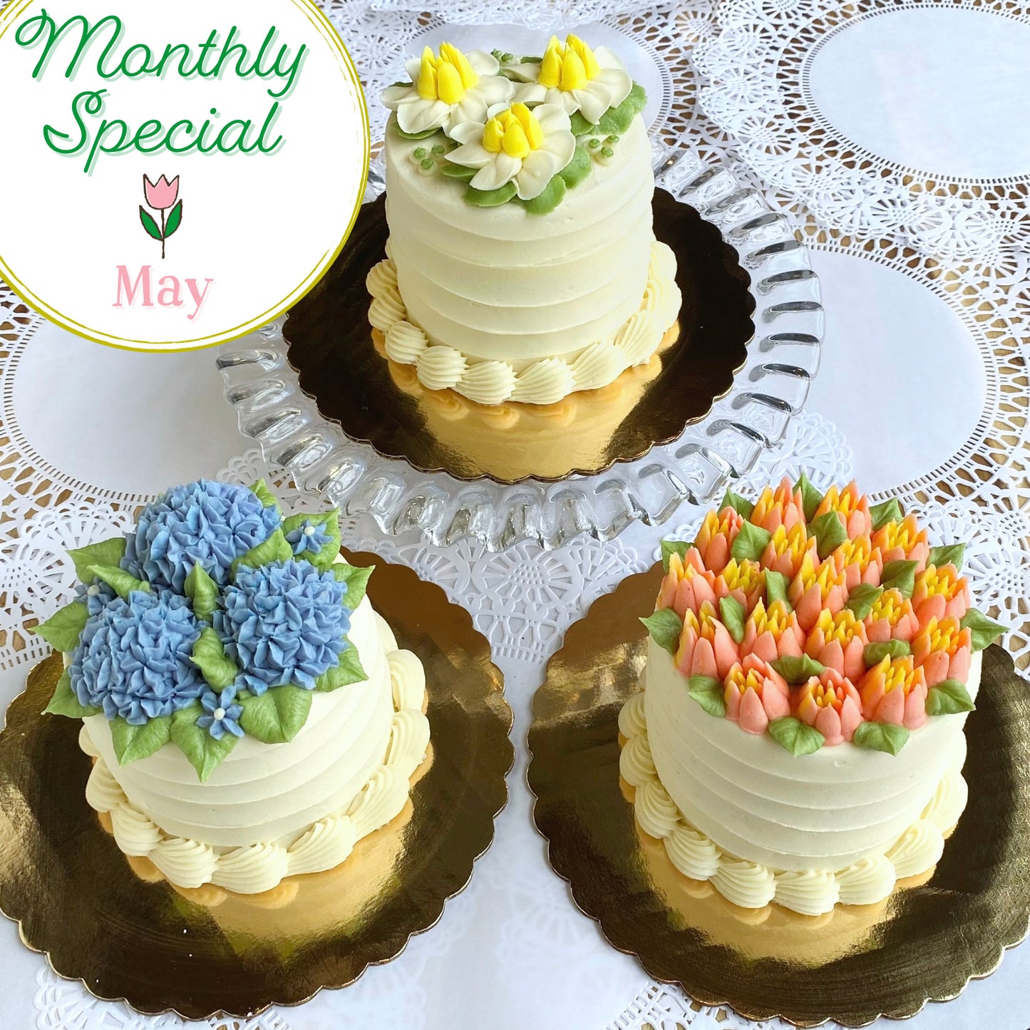 May Flowers Mini Cake: May Special