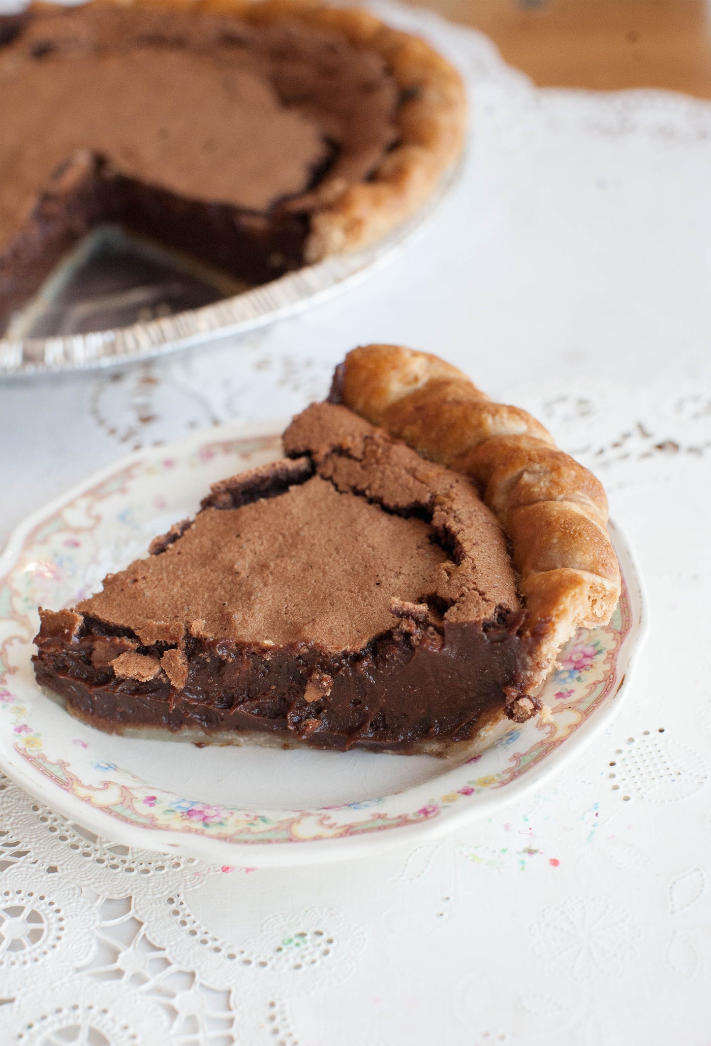 Cocoa Crackle Pie