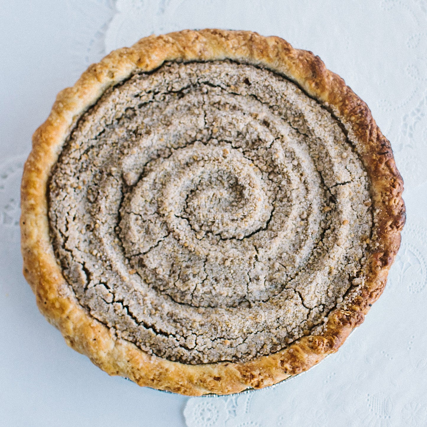 Sweet Potato Crumble Pie