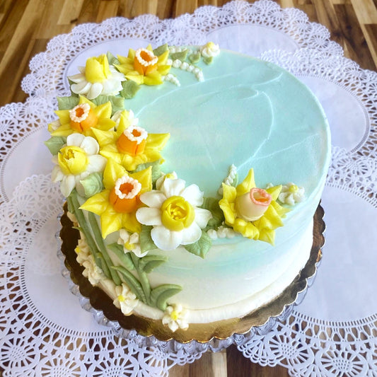 Daffodil Dreams - Decorated Cake (April Special)