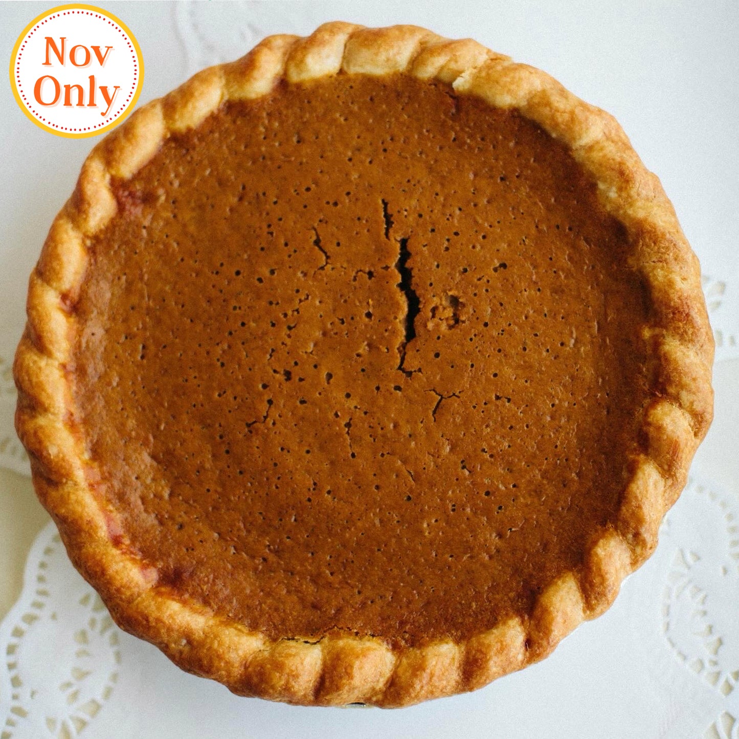 Pumpkin Five Spice Pie (Nov Only)