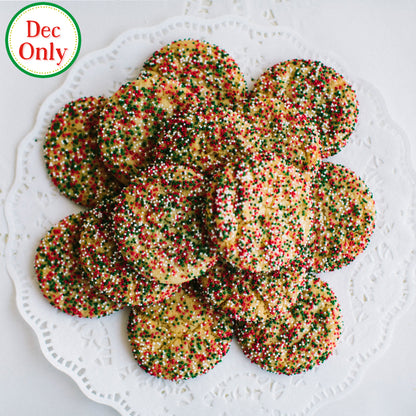 Christmas Sprankle Cookies: Christmas in July Special
