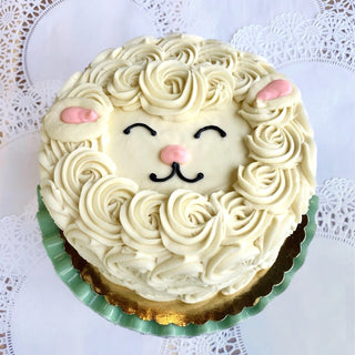 Precious Lamb- Decorated Cake