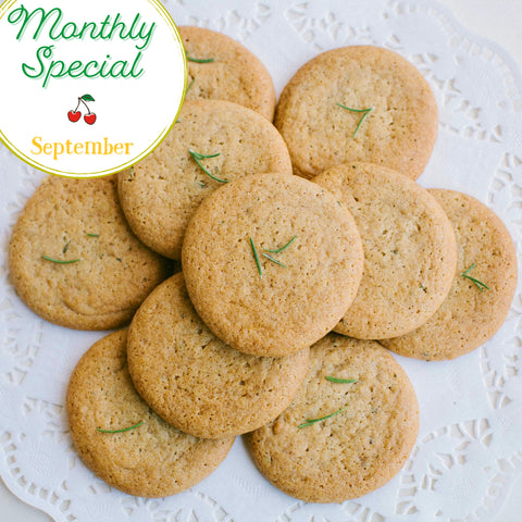 Honey Rosemary Cookies: September Special