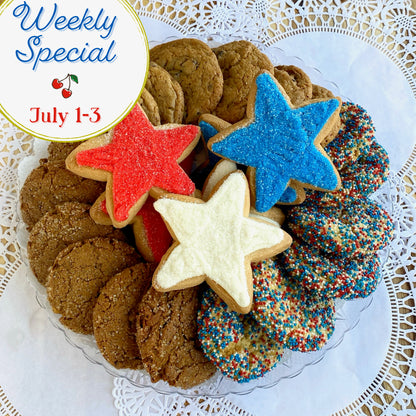 Family Favorites Cookie Platter July 4th Special