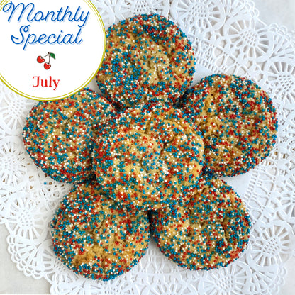 Patriotic Sprankle Cookies: July Special