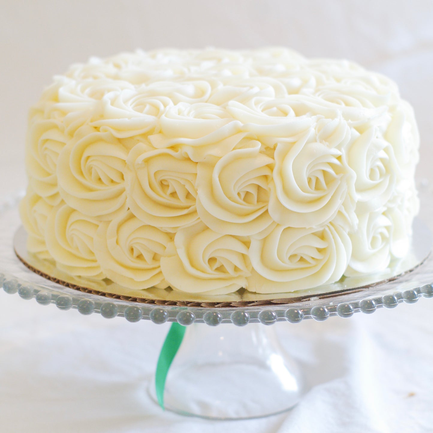 Rosettes All Over- Decorated Cake