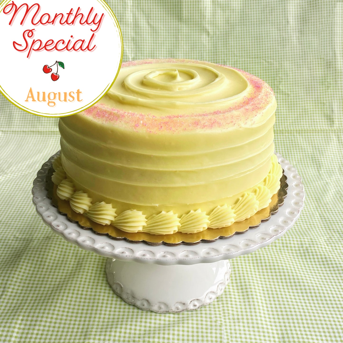 Strawberry Lemonade Cake August Special