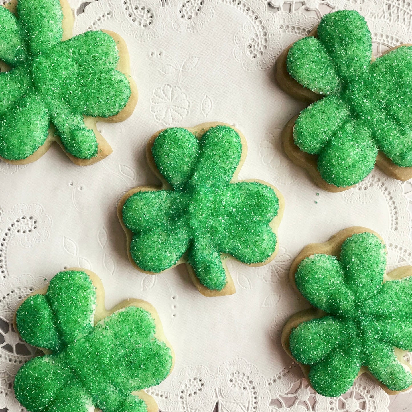 Iced Shamrock Cookies: March Special