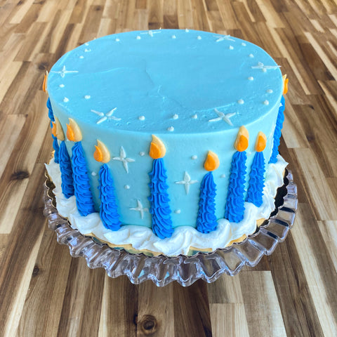 Festive Lights- Decorated Cake