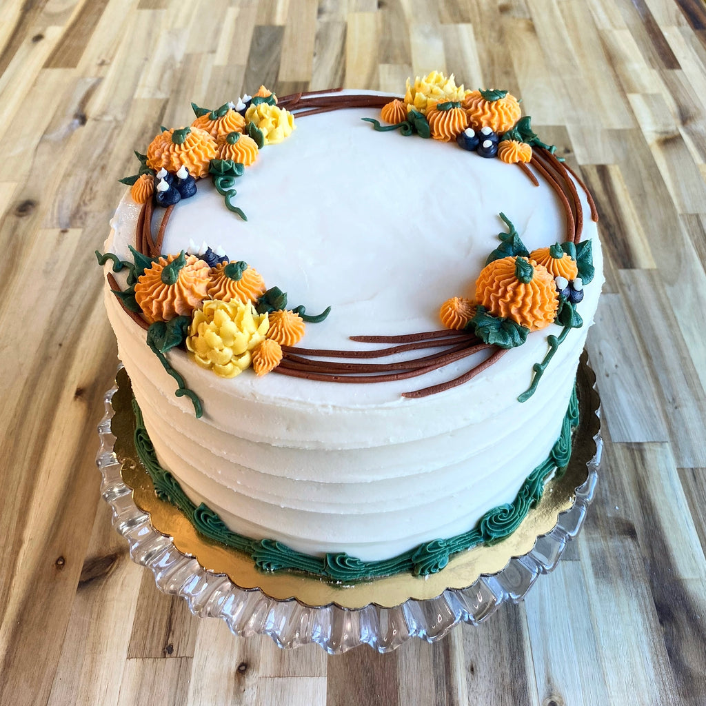 Autumn Wreath - Decorated Cake