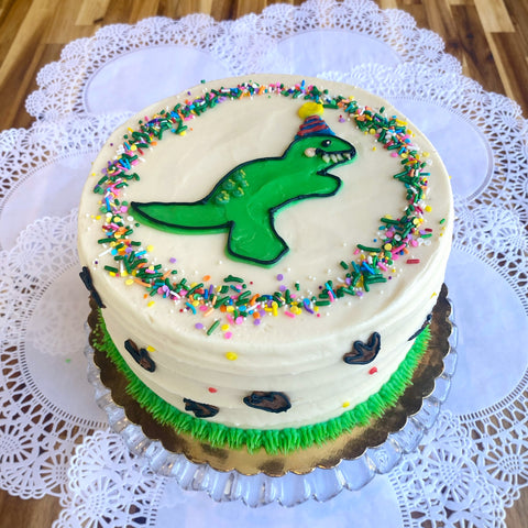 Dino Party- Decorated Cake
