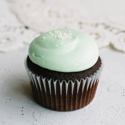 Grasshopper Cupcakes