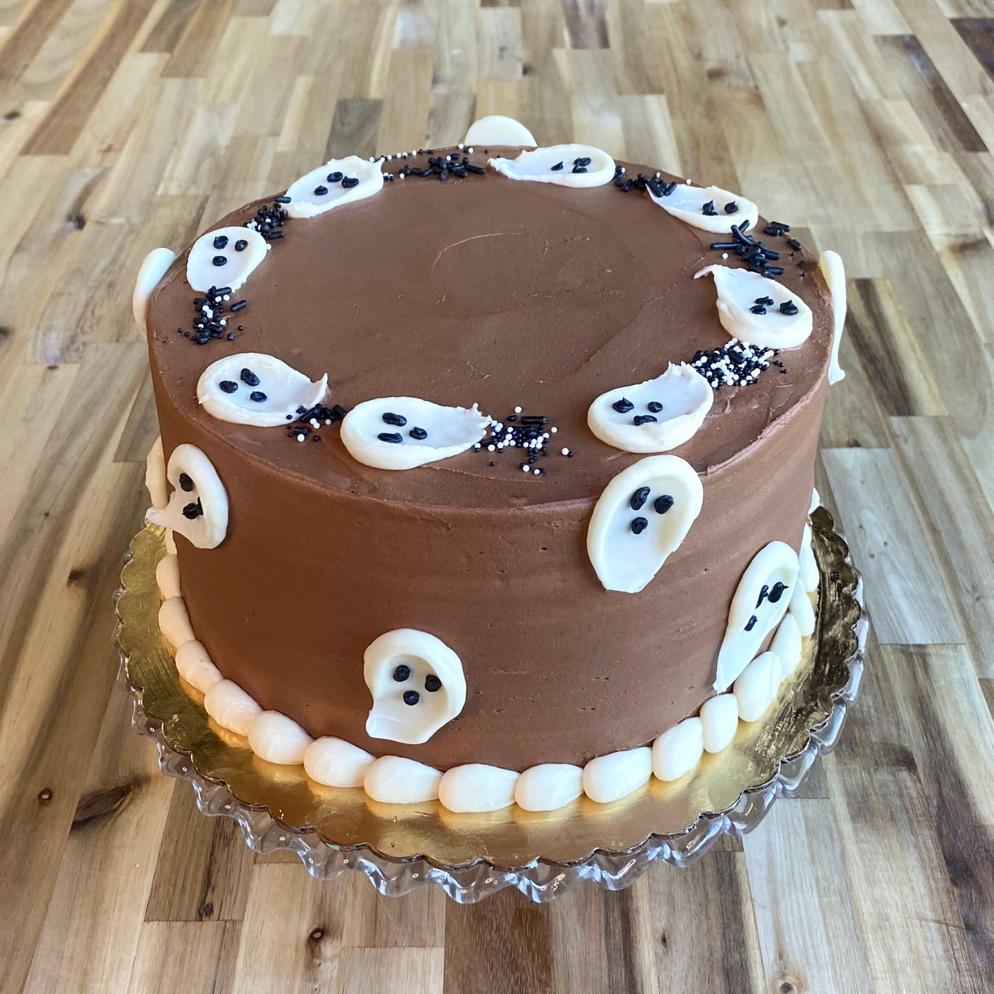 Ghosted- Decorated Cake