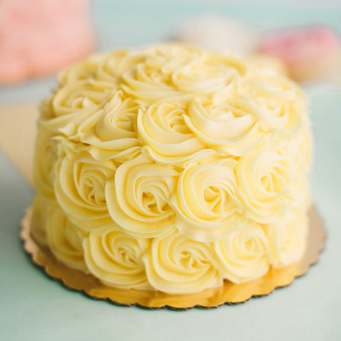 Rosettes All Over- Decorated Cake